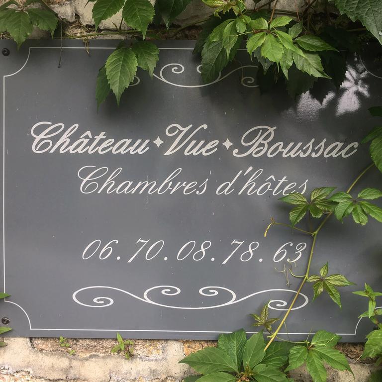 Chateau Vue Boussac Chambres D'Hotes Bagian luar foto